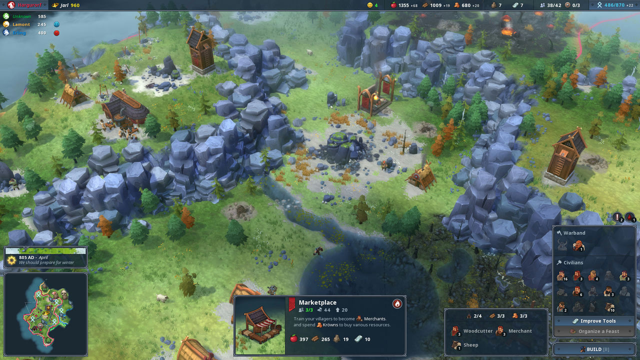 北境之地 Northgard v3.3.15.36065 免安装中文版[3.01GB]【B1108】