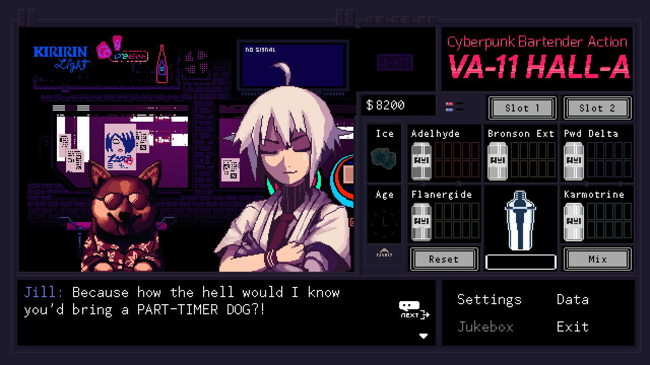 VA-11 Hall-A：赛博朋克酒保行动 Cyberpunk Bartender Action v1.3 免安装中文版[228MB]【B0501】