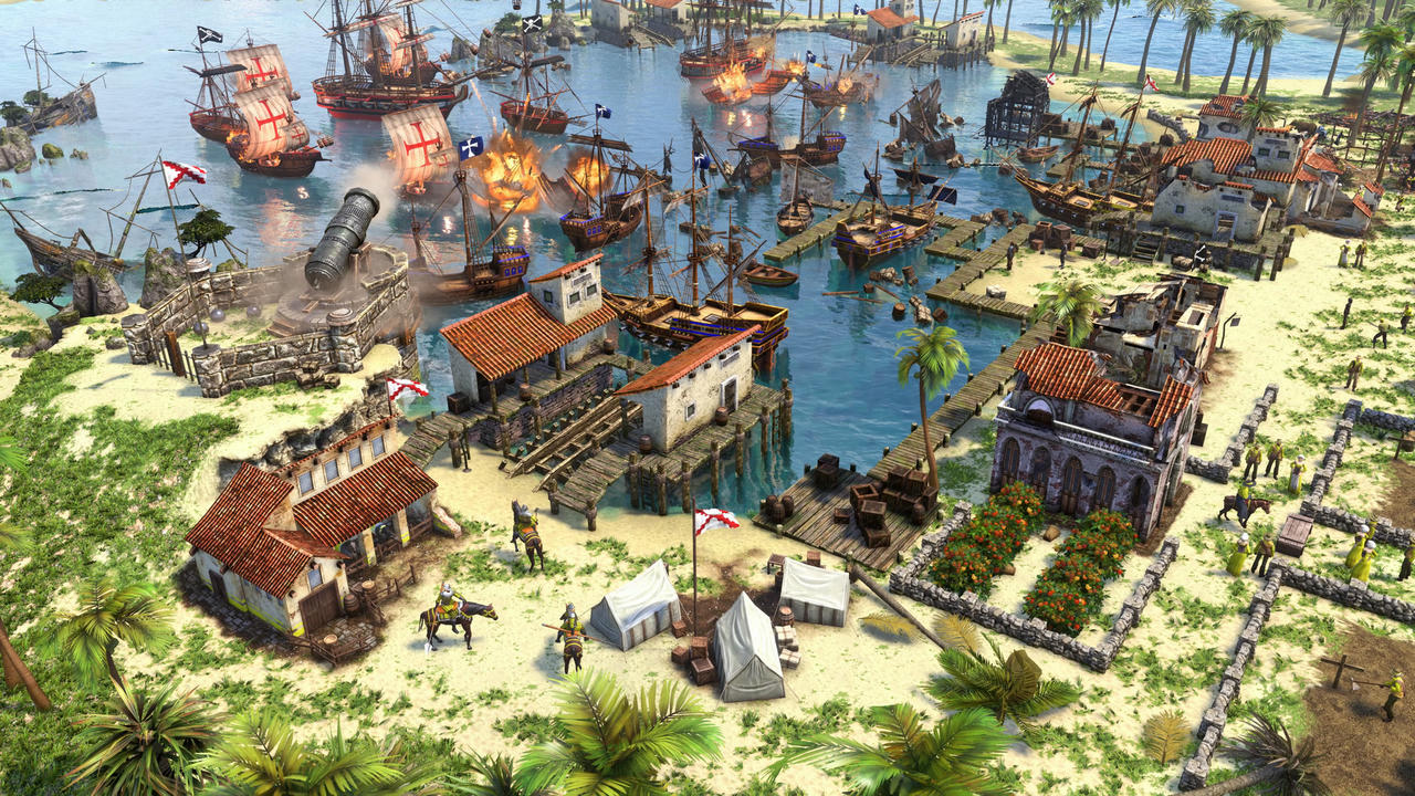 帝国时代3：决定版 Age of Empires III：Definitive Edition v100.15.59076.0.20250212.20250212+4DLC 免安装中文版[53.5GB]【B4637】